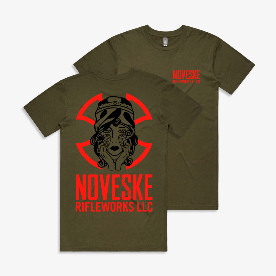 WRMFZY x Noveske Shredder Tee in Army color