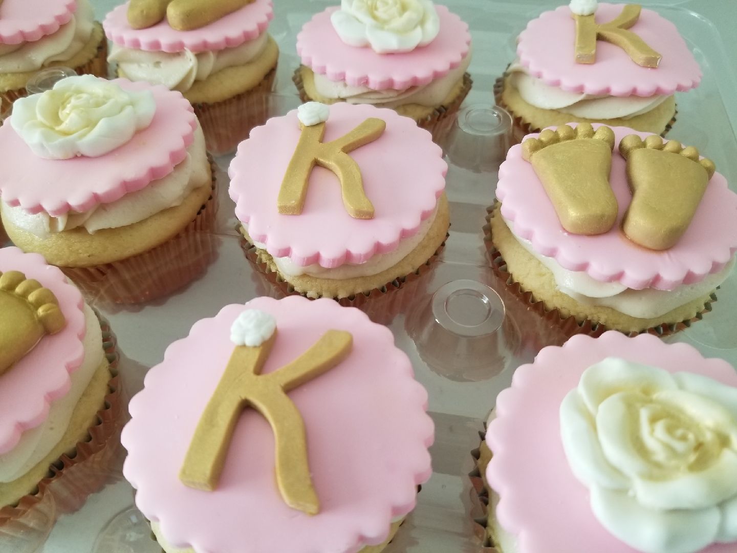 "Precious Baby" Shower Cupcakes