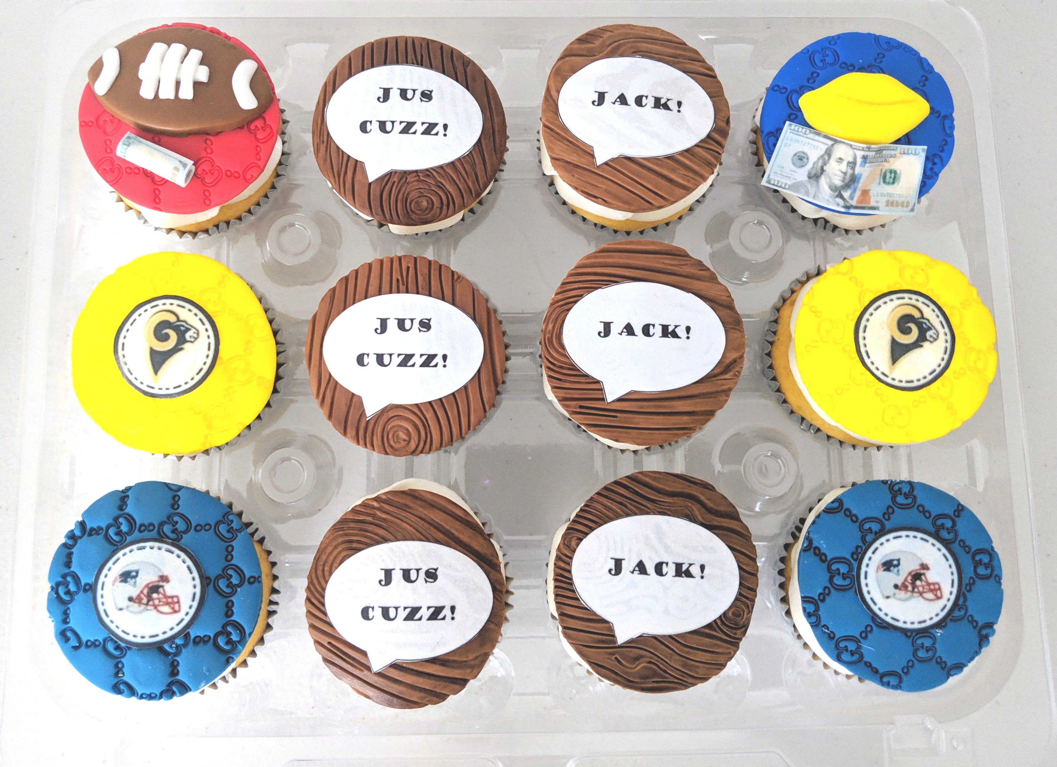 Super Bowl VIII Cupcakes