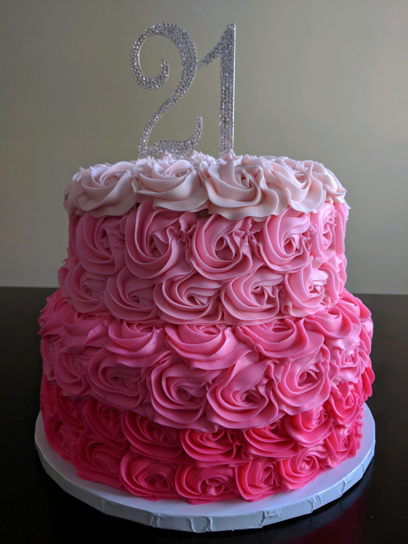 Tiered Rosette Cake