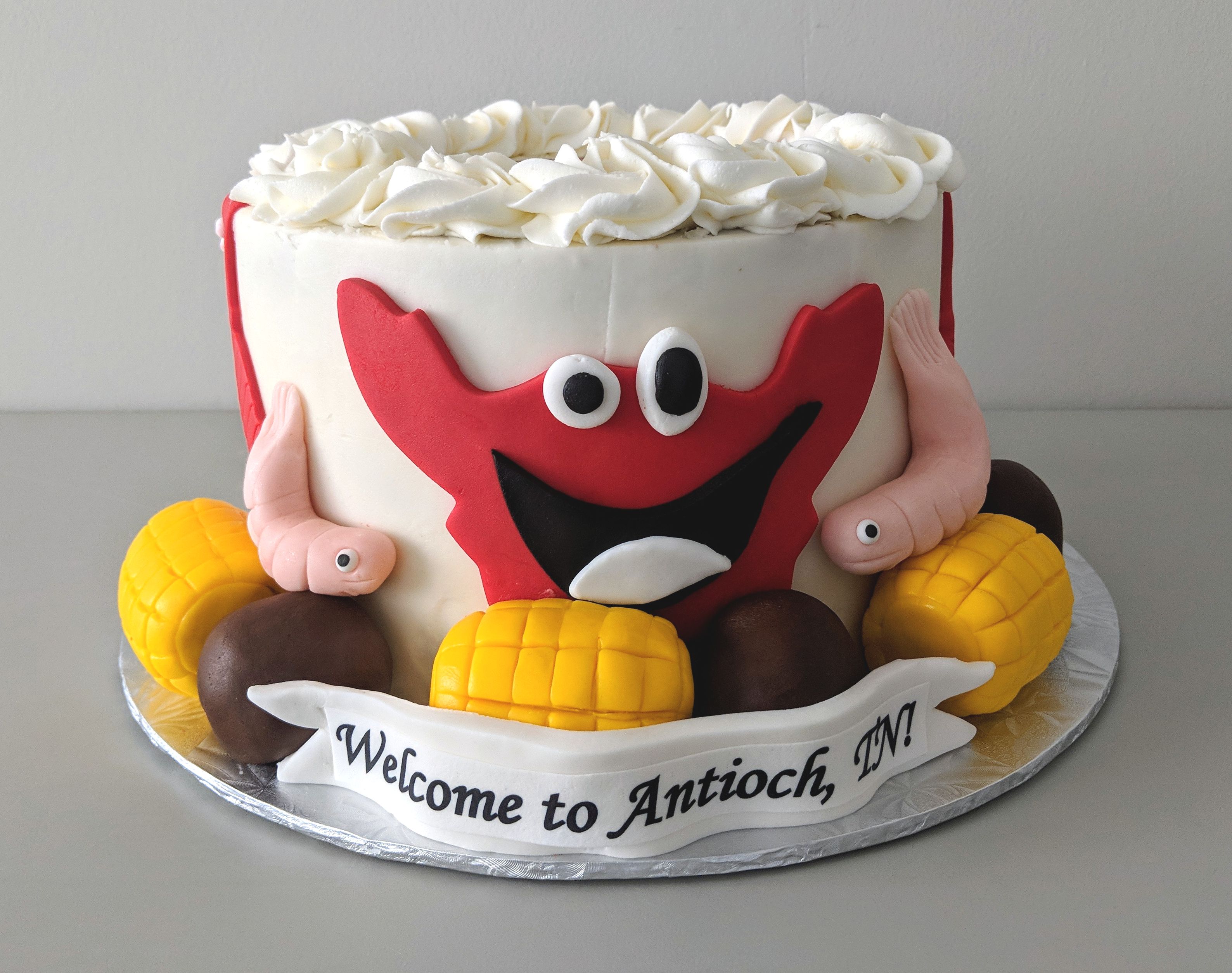 Seafood Sensations Cake (front)