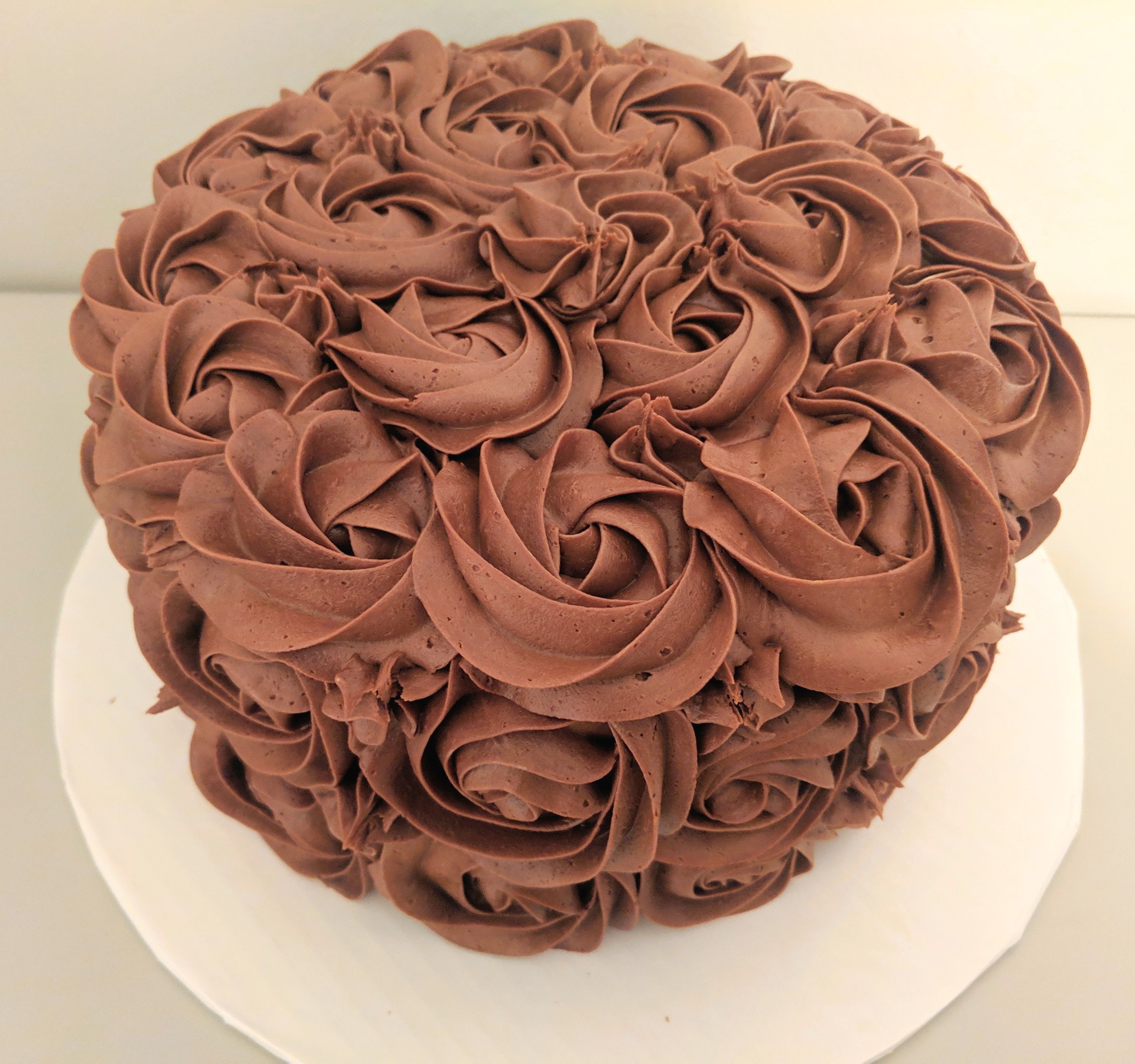 Chocolate Rosette Cake