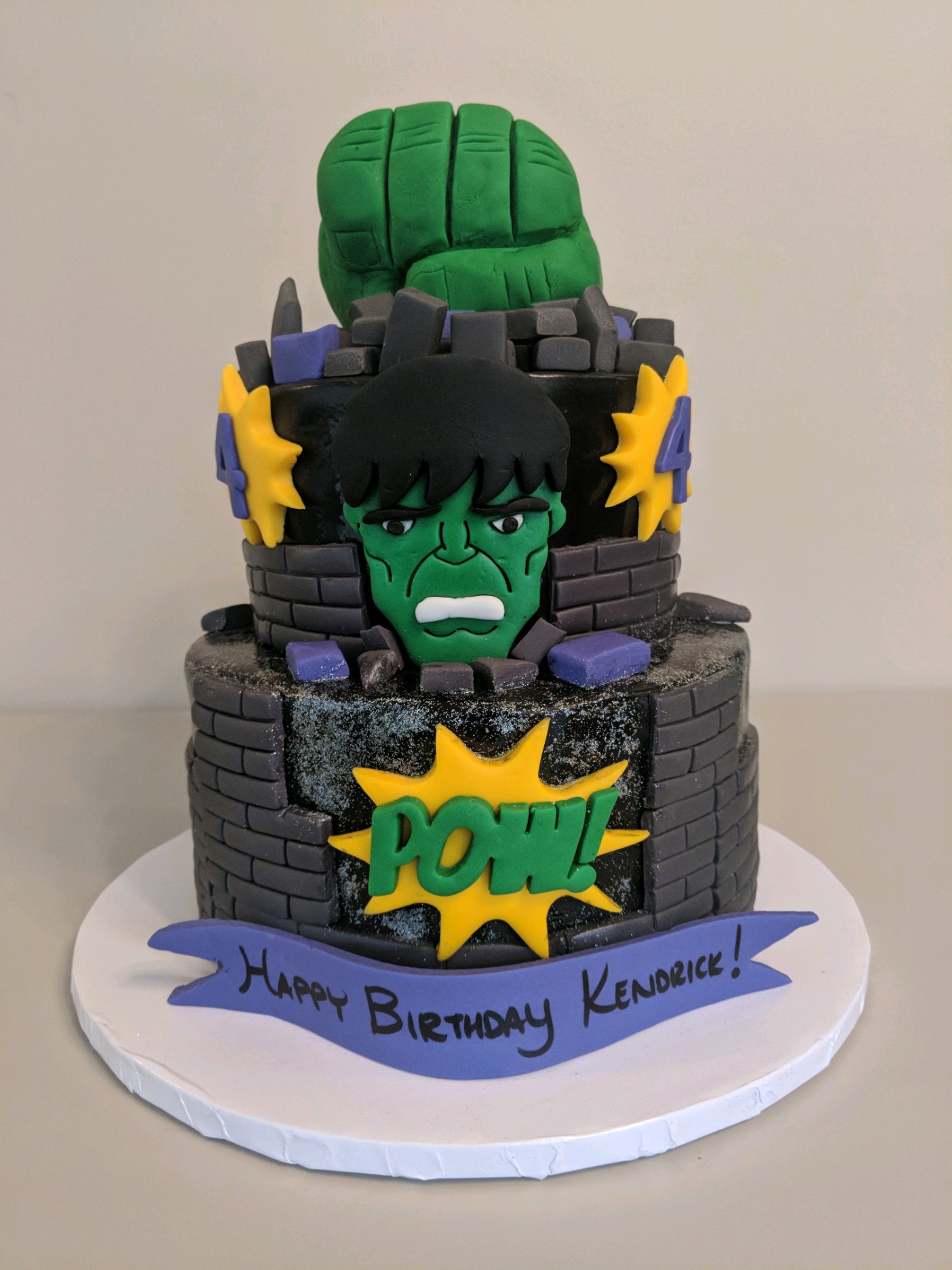 Incredible Hulk Cake