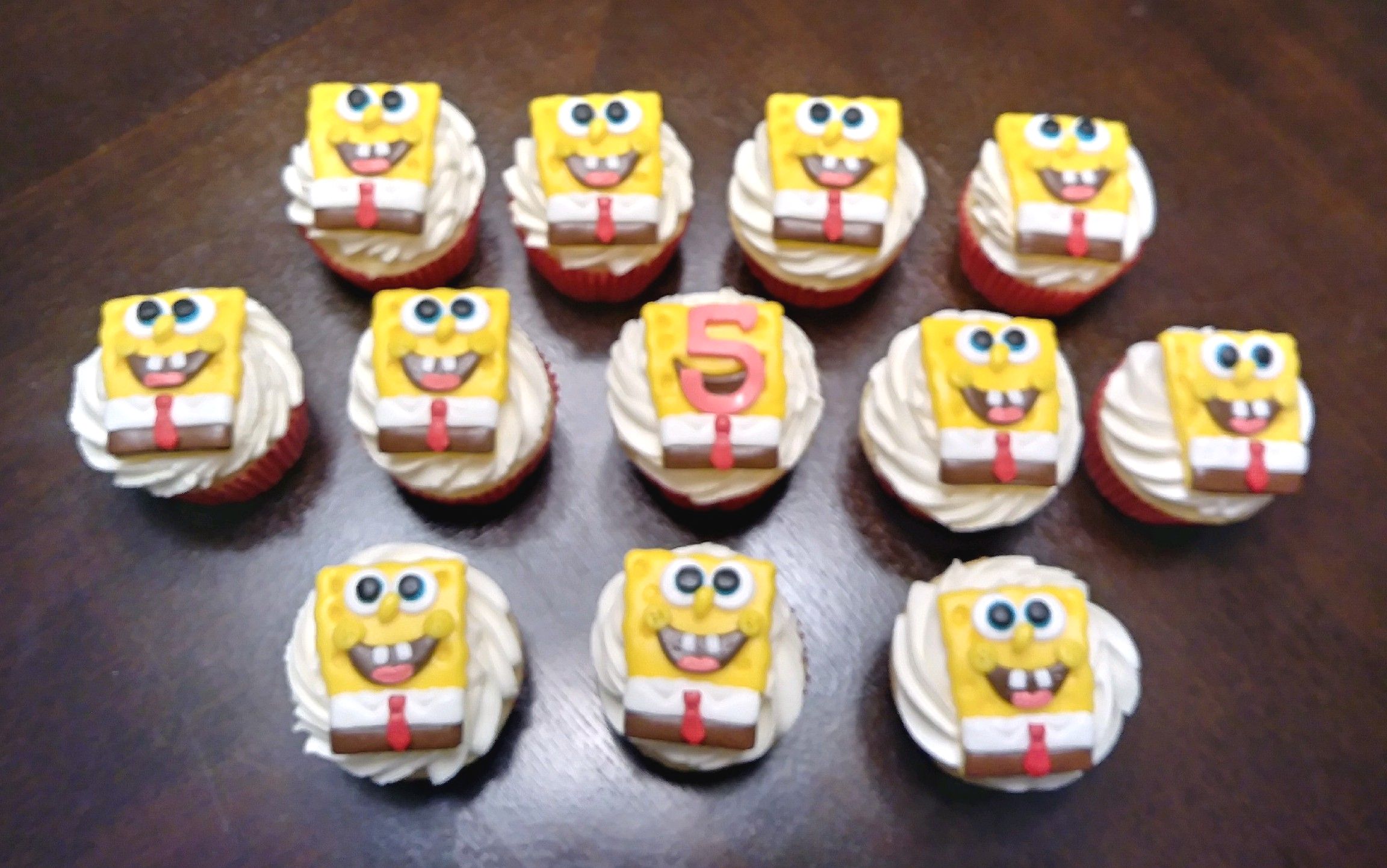 Spongebob Cupcakes