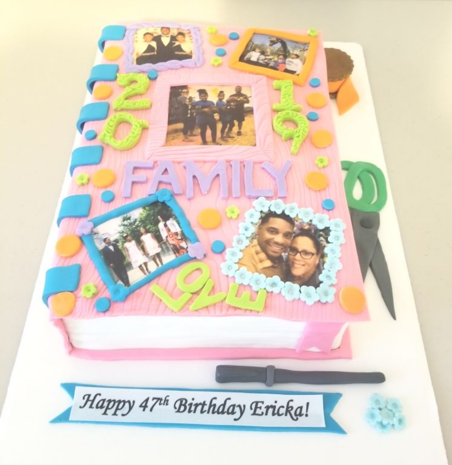Scrapbooking Birthday Cake