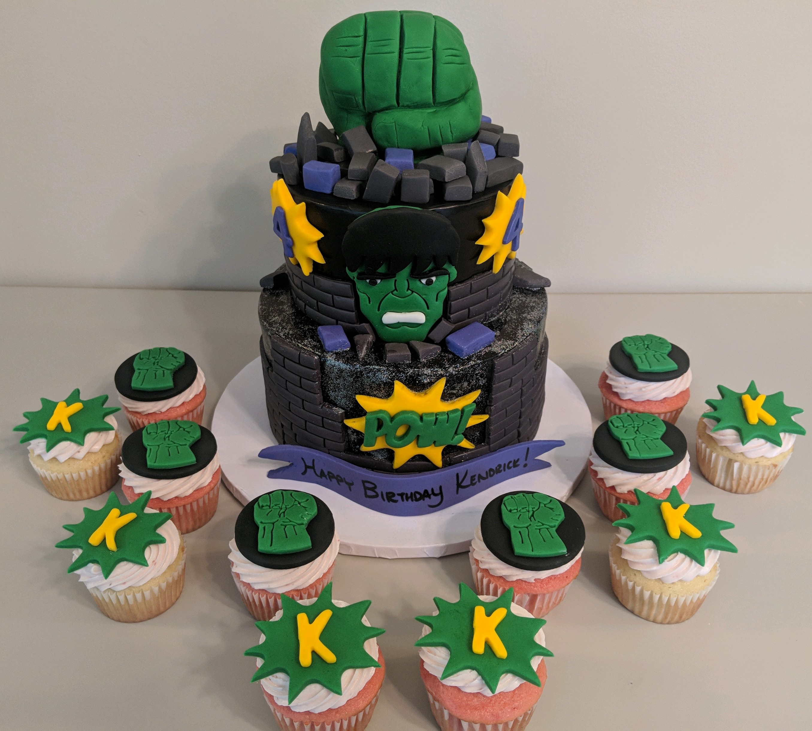 Incredible Hulk Cupcakes