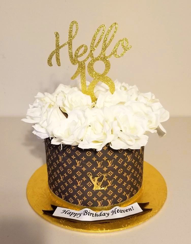Louis Vuitton Bouquet Cake