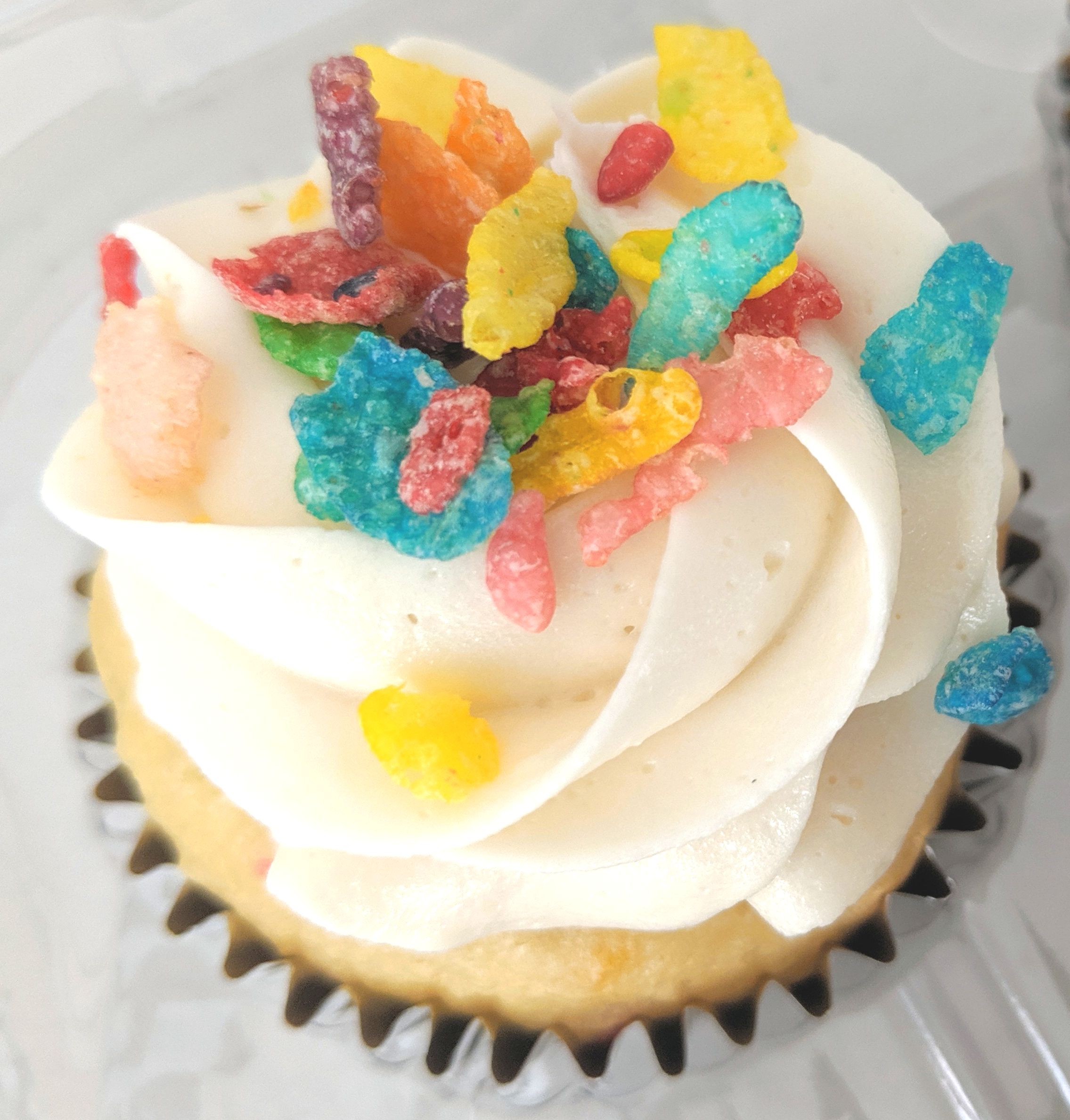Fruity Pebble Cupcakes