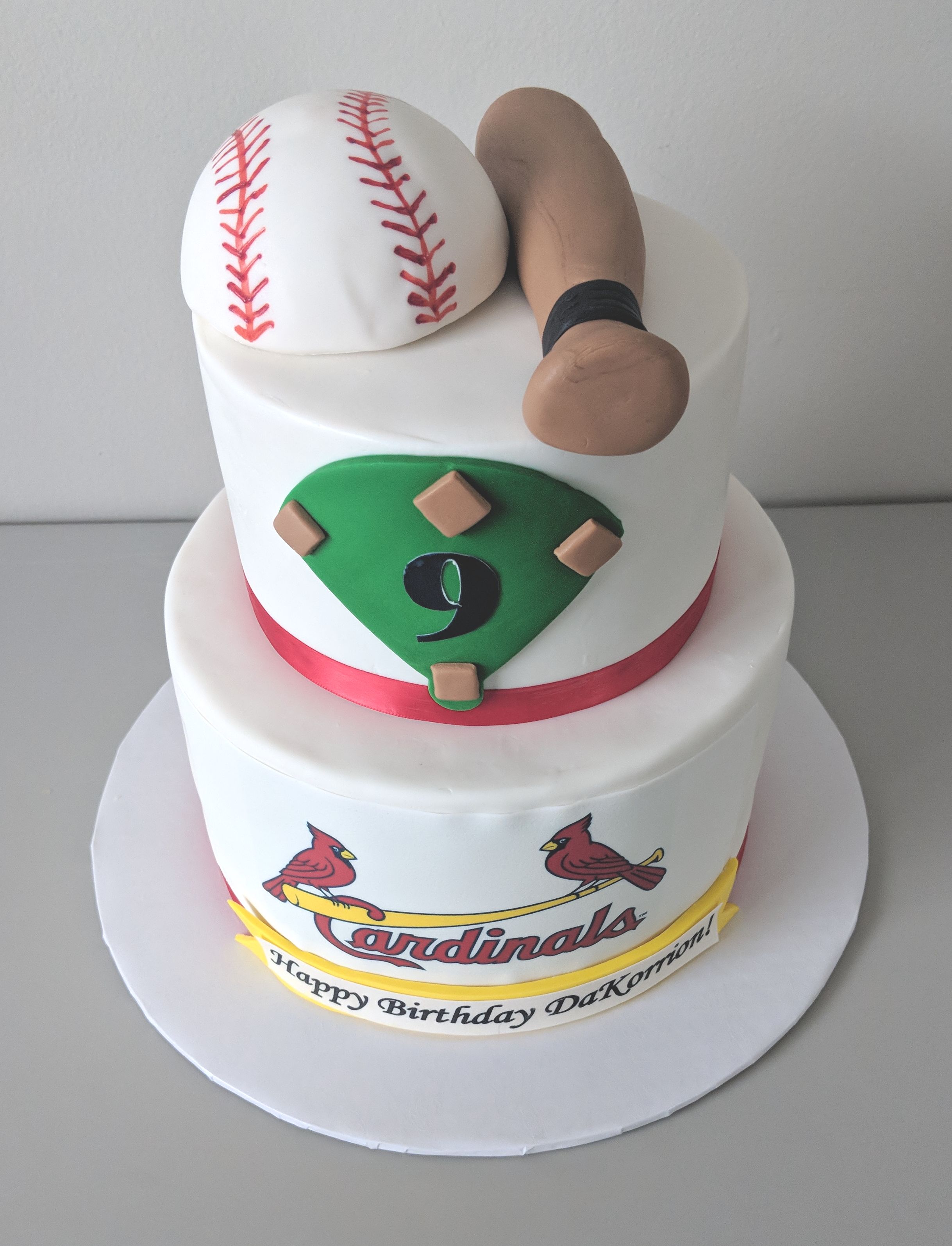 STL Cardinals Birthday Cake