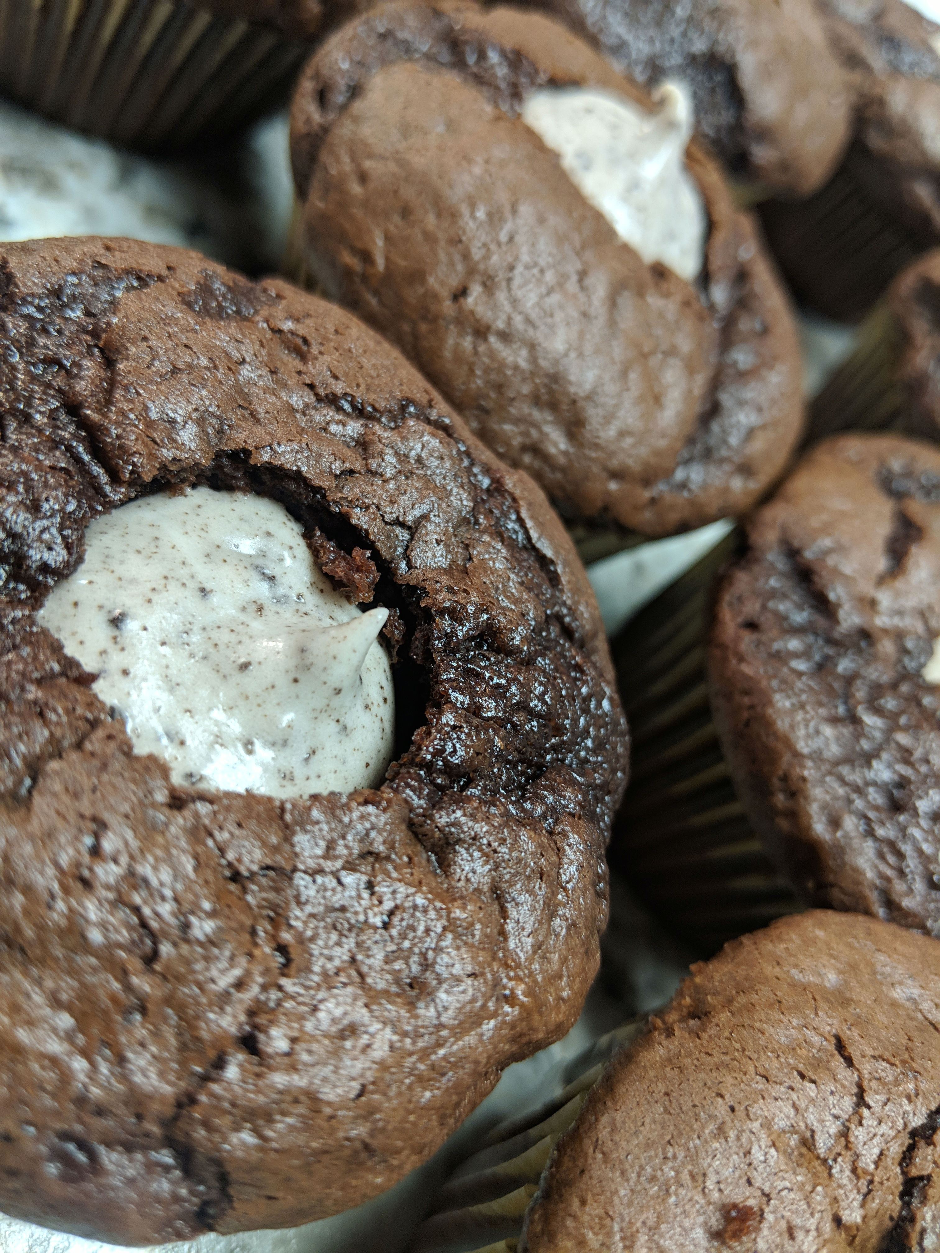 Chocolate Oreo Cupcakes (w/o icing)