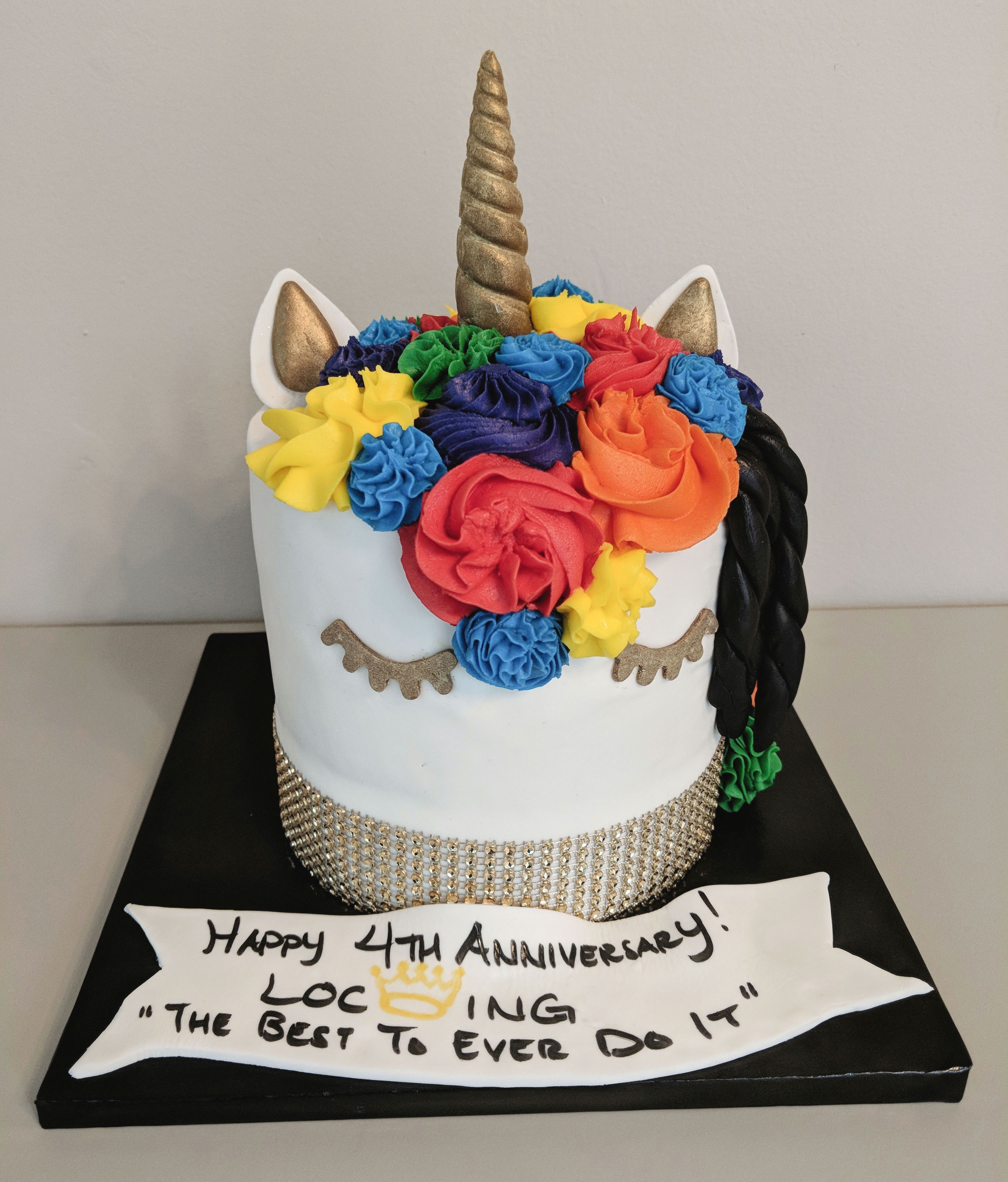 LGBTQ Unicorn Cake (front)