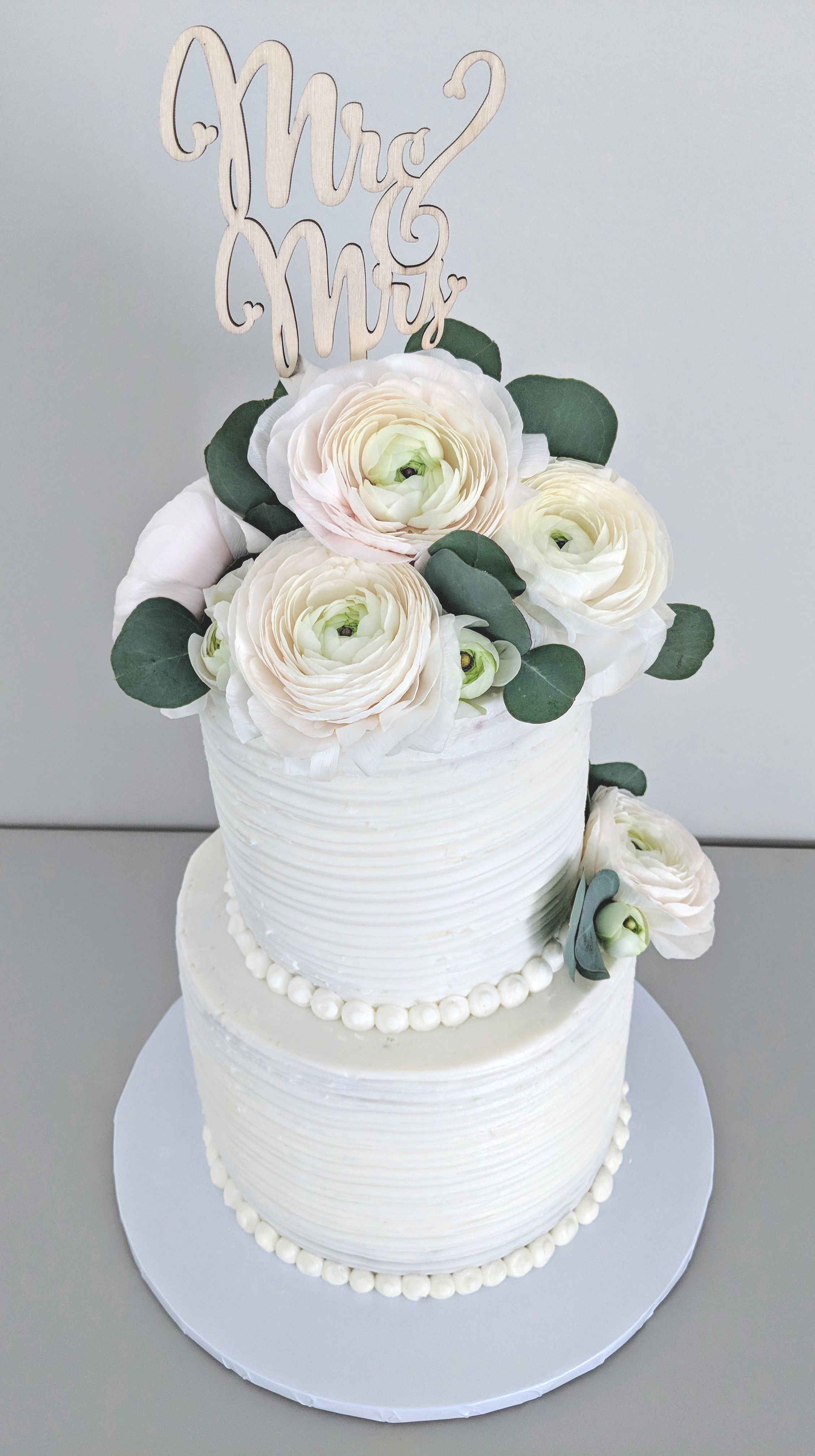 Floral Wedding Cake