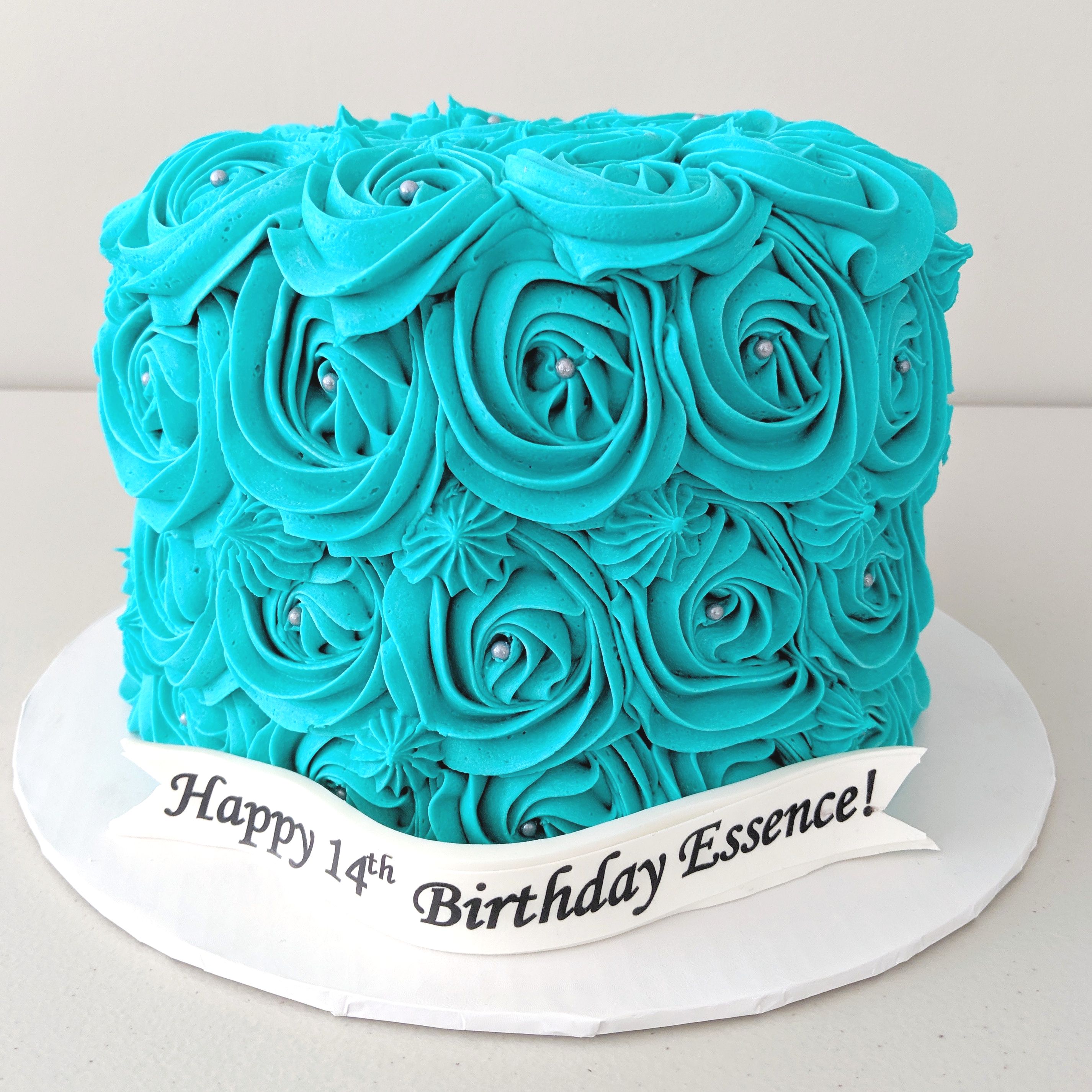 Blue Rosette