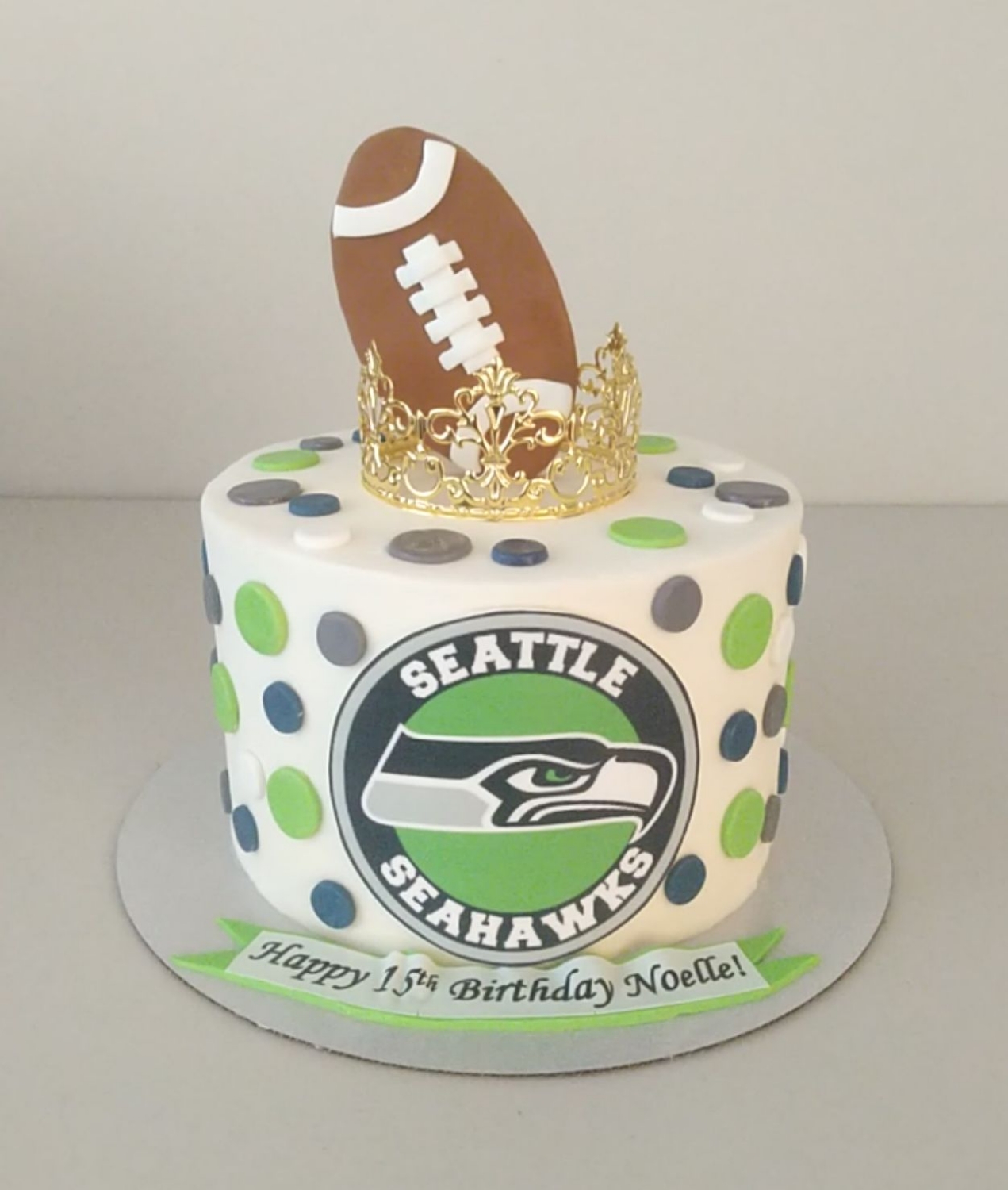 Seattle Seahawks Birthday Cake