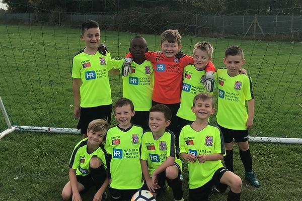 Elite Colts under 8's sponsored by Hambro Roofing