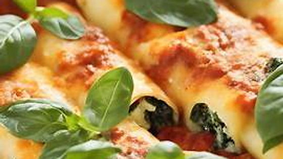 Cannelloni ricotta-épinards (fait maison)