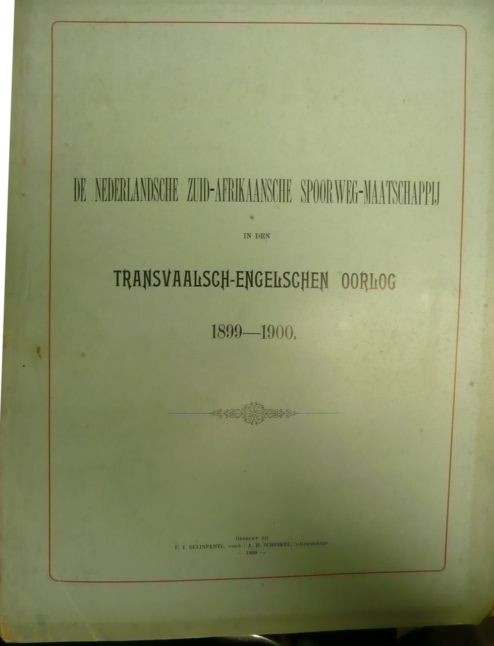 De NZASM in den Transvaalsch-Engelschen Oorlog