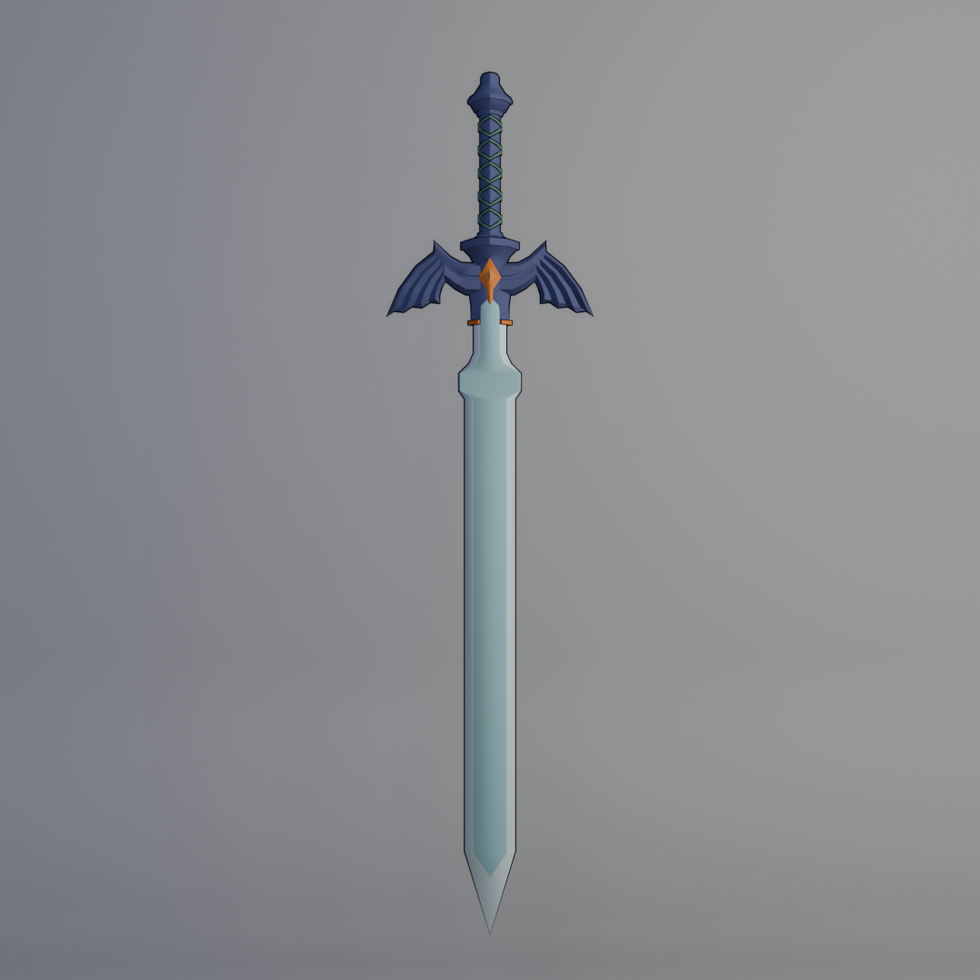 Low Poly Master Sword