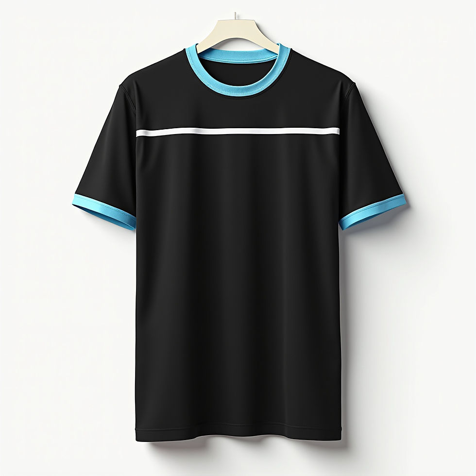 Camiseta Pretas Listras