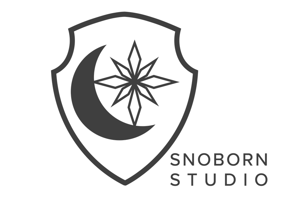 Snoborn Shield Charcoal Design