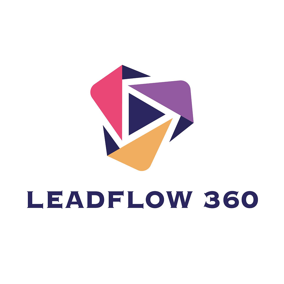 Leadflow 360 logo - version 2 white BG