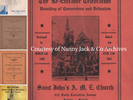 Souvenir African American Church Programs