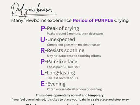 What to Expect with Period of Purple Crying