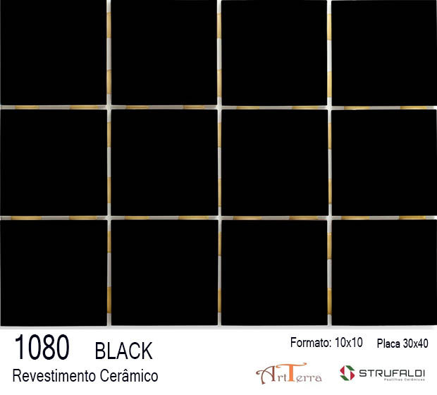 1080-BLACK 10x10