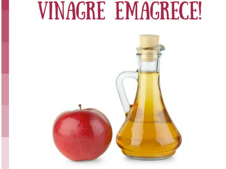 Vinagre de maçã ajuda a emagrecer