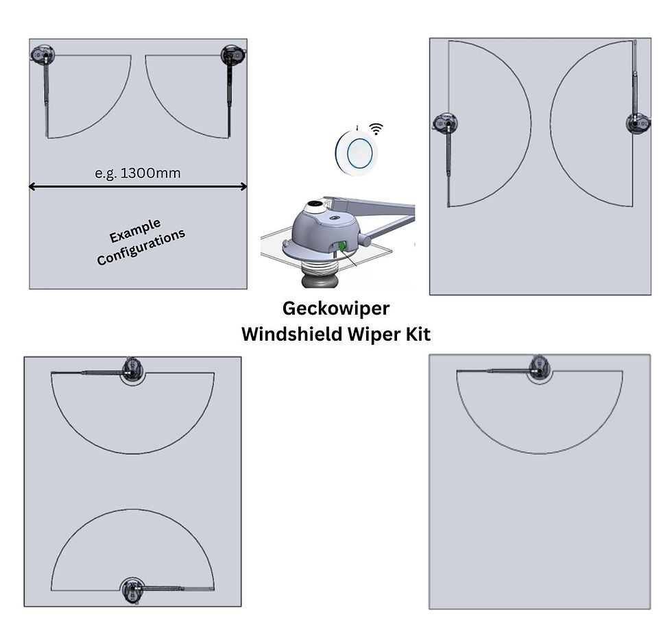 GeckoWiper heavy-duty crane window wiper retrofit system for construction crane cabin visibility improvement