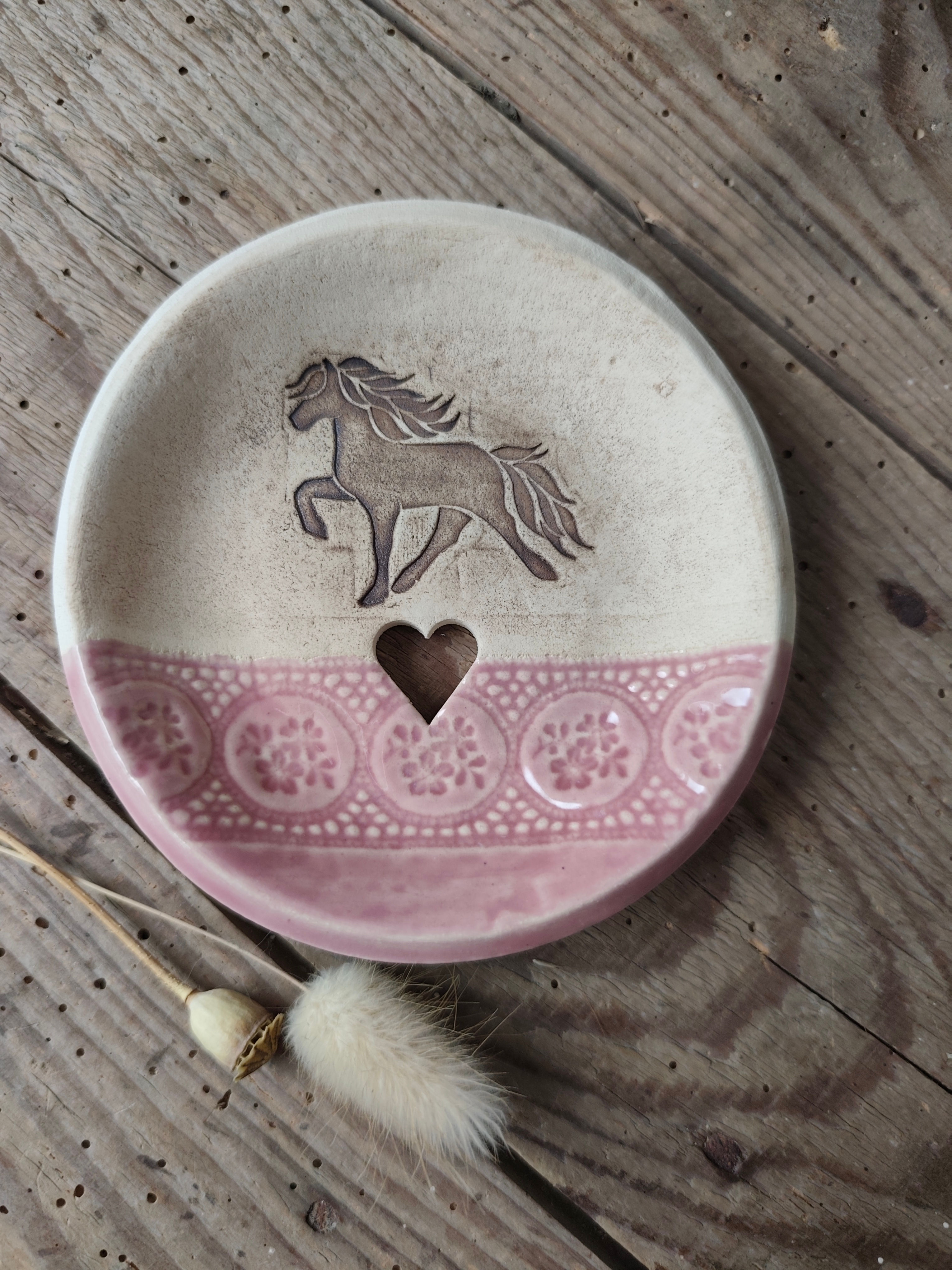 Rosé Tölter Seifenschälchen