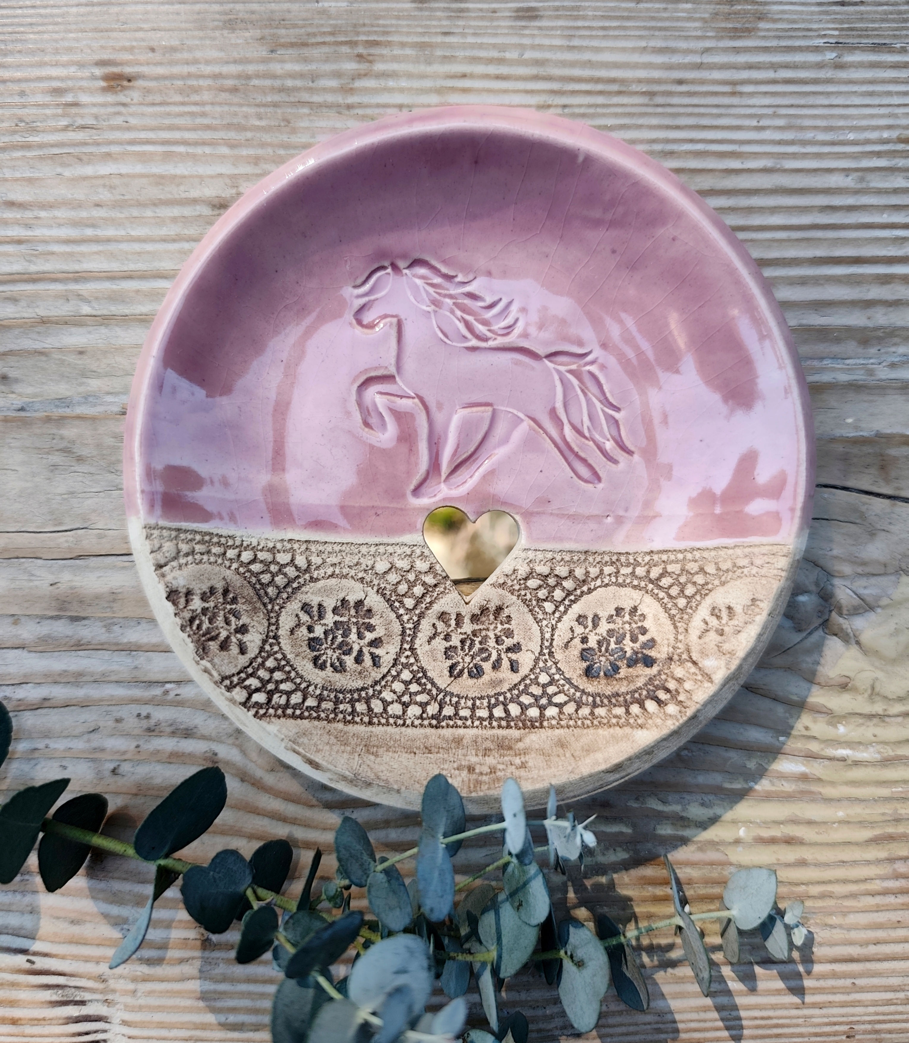 Rosé Tölter Seifenschälchen