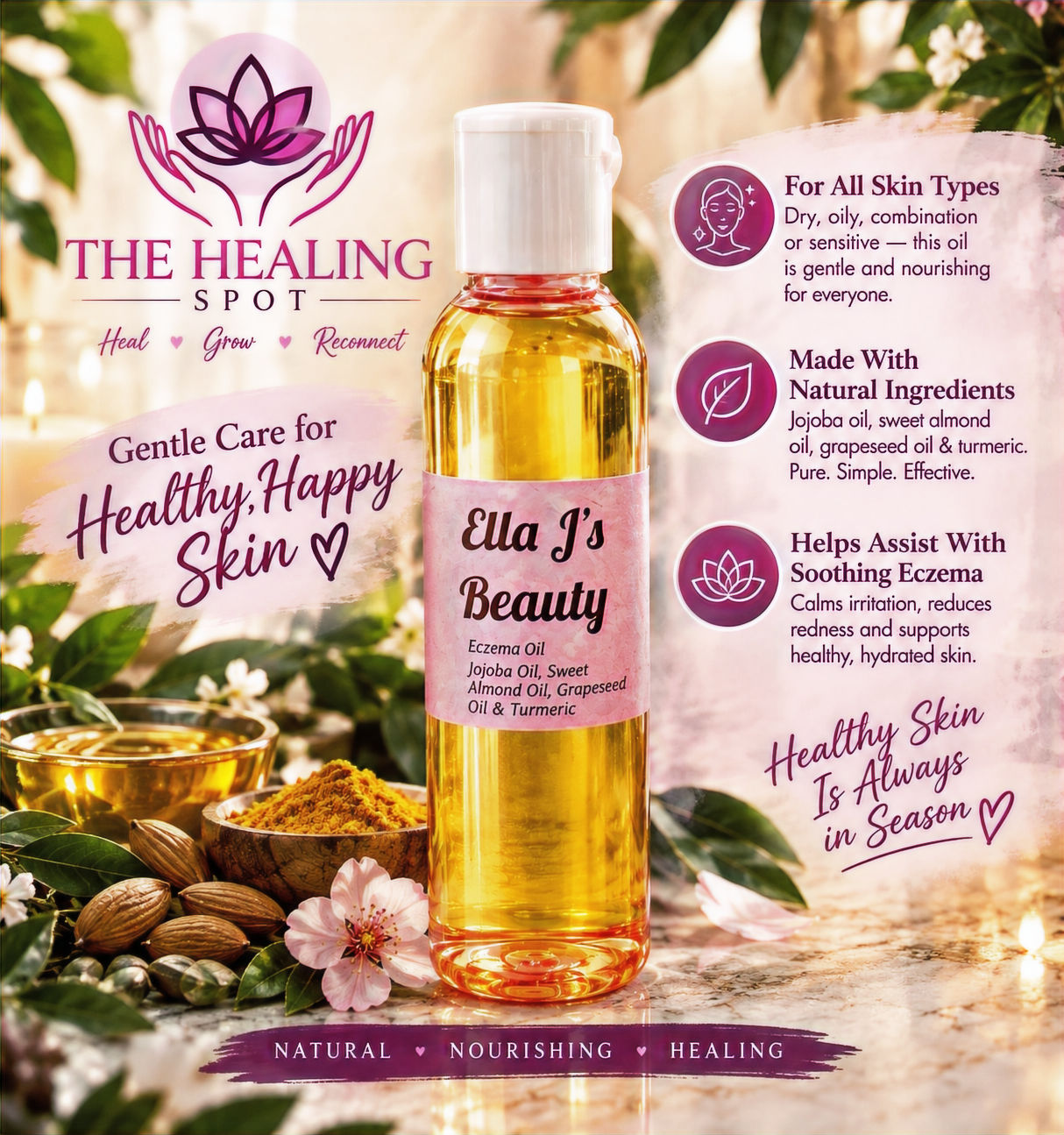 Ella J’s Beauty Eczema Oil 2oz