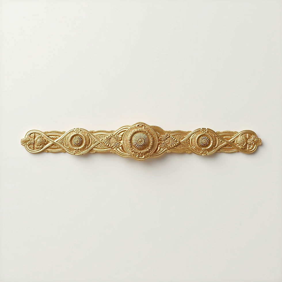 Gold Filigree Belt
