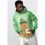 Thumbnail: Beary Loved Green  Men's Pullover Hoodie