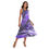 Thumbnail: Purple Seahorse Women's Sleeveless Dress With Diagonal Pocket