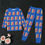 Thumbnail: Melinda's "Snowman With Surfboard" Girl's Sleep Pajamas