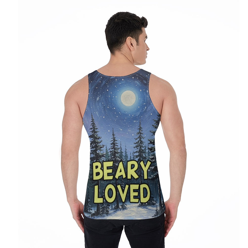 Thumbnail: Charity's Bear Men's Tank Top