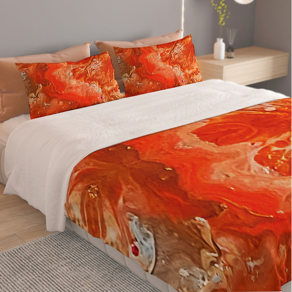 Thumbnail: LH's Art Orange Bedding Set