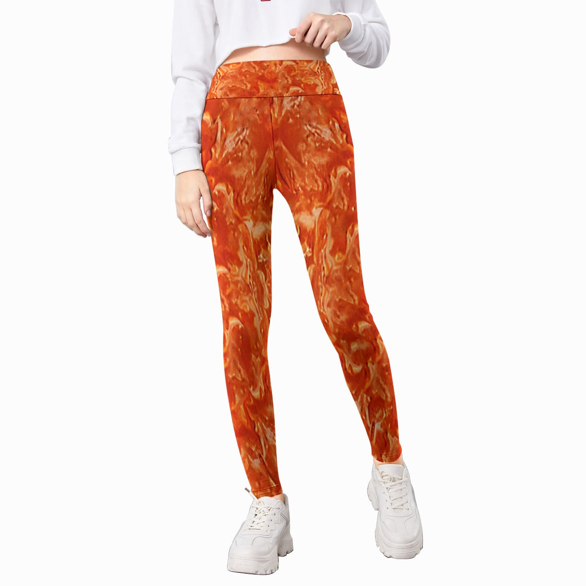 L.H.'s Orange Girl's Leggings