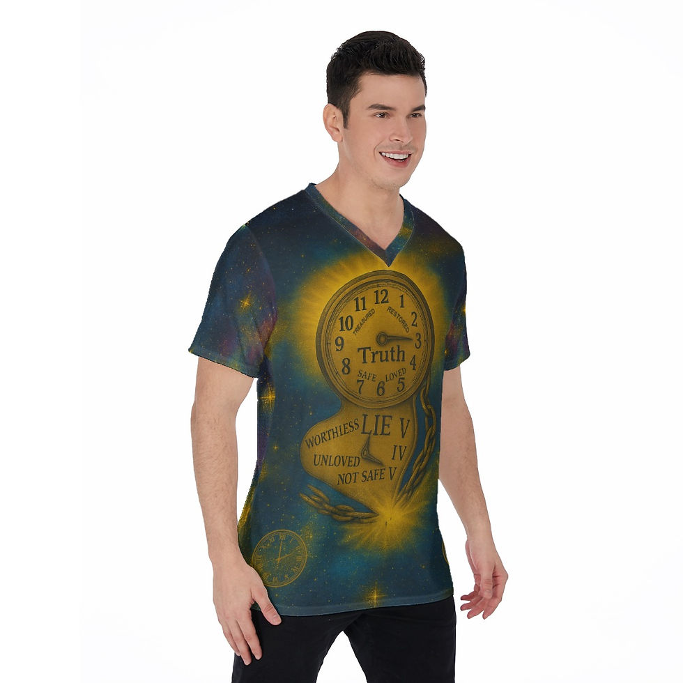 Thumbnail: Truth Clock V-Neck T-Shirt