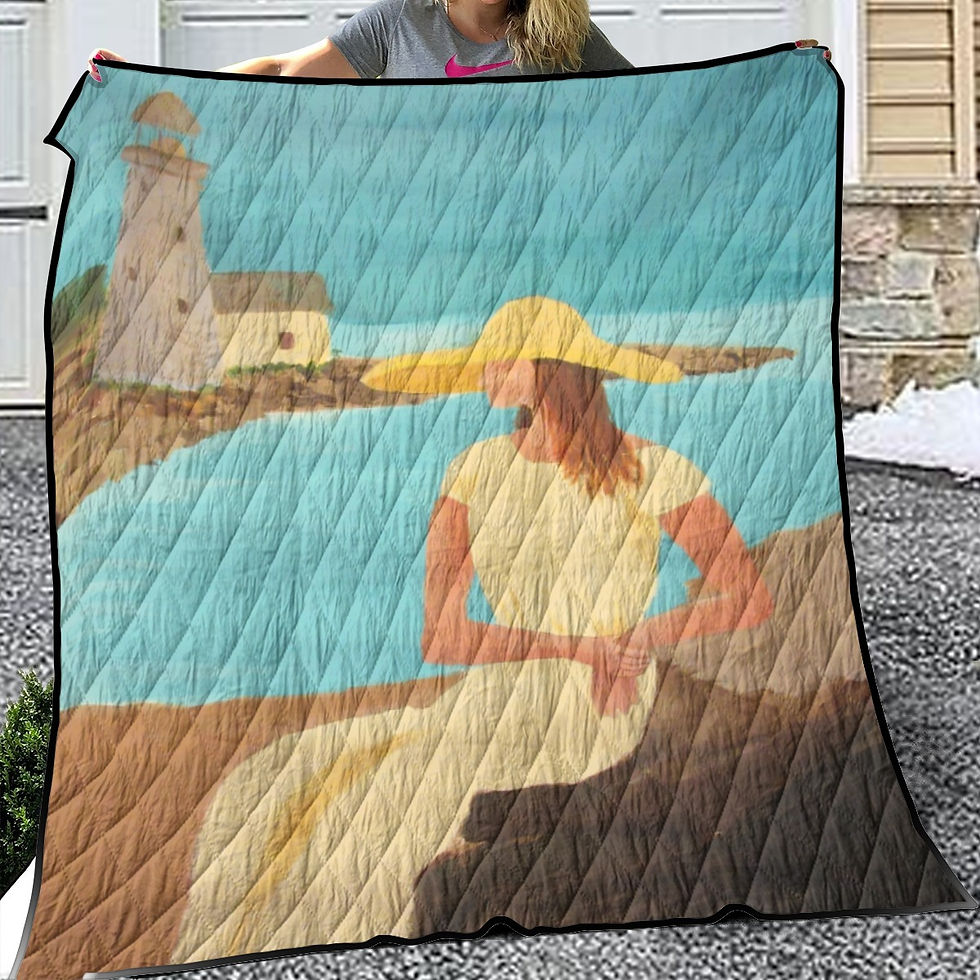 Melinda's " My Thinking Place" Lighthouse Quilt
