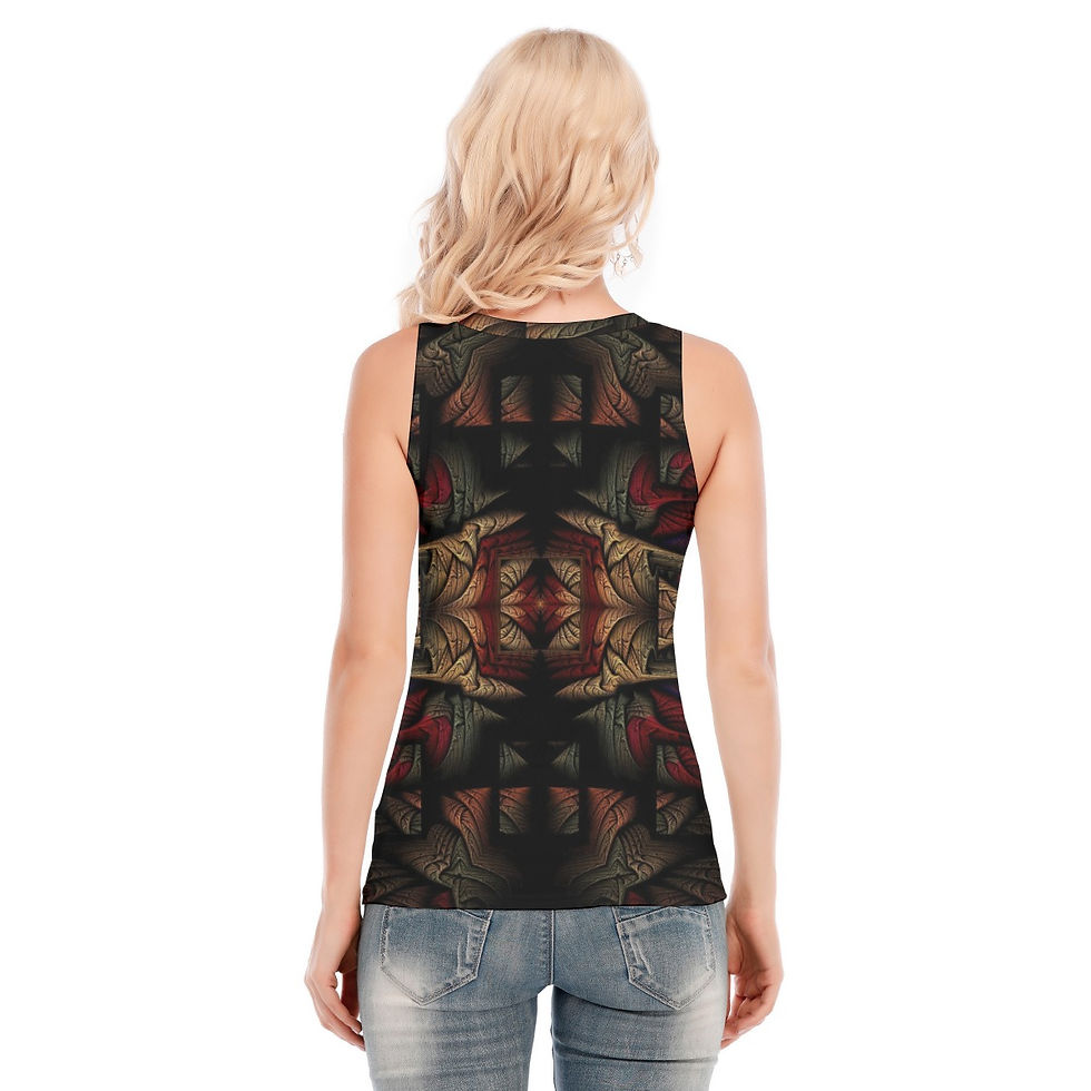 Thumbnail: Melinda's Elephant Women's Skinny Sport Tank Top