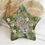 Thumbnail: Melinda's Jaguar and Flowers Star Shaped Ceramic Decoration Ornaments