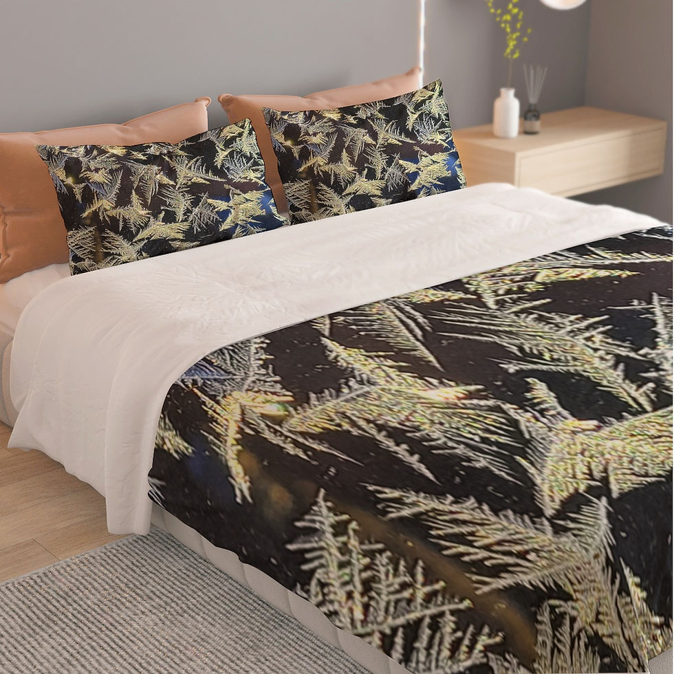 Thumbnail: Melinda's Snowflakes Bedding Set (125gsm)