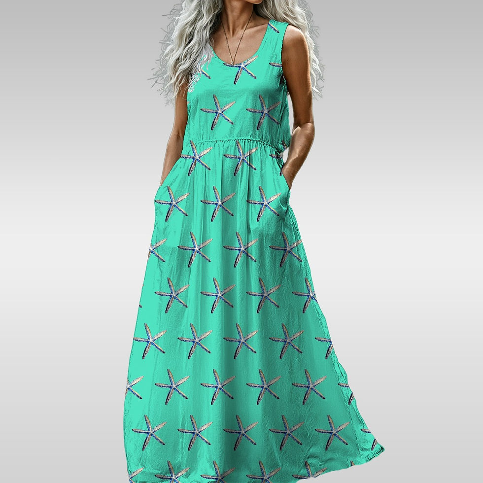 Thumbnail: Starfish Women’s Sleeveless Maxi Dress