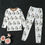 Thumbnail: Melinda's Snowmen Playing Basketball Girl's Sleep Pajamas