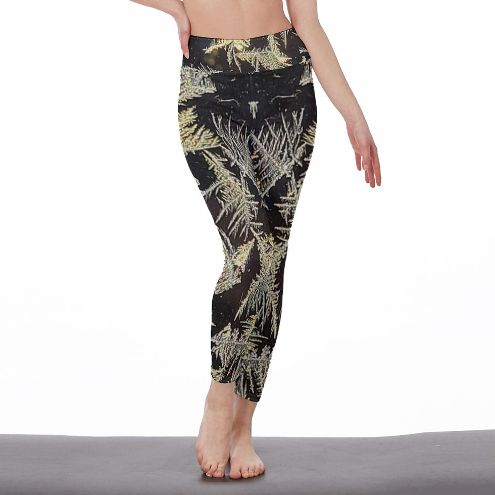 Melinda's snowflakes One Women's High Waist Leggings