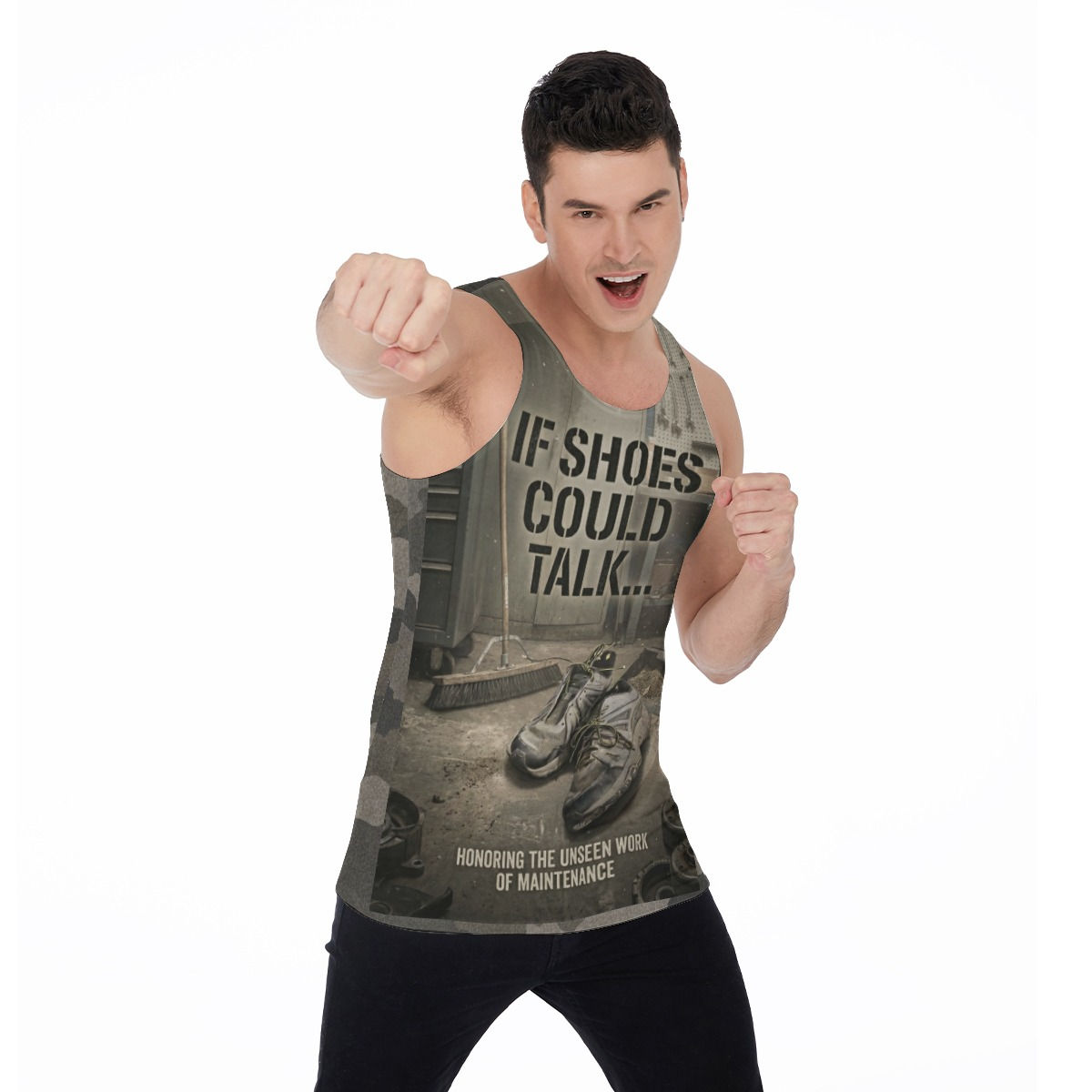 Honoring Maintenance Men's Tank Top