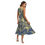 Thumbnail: Golden Snowflakes Women's Sleeveless Dress With Diagonal Pocket